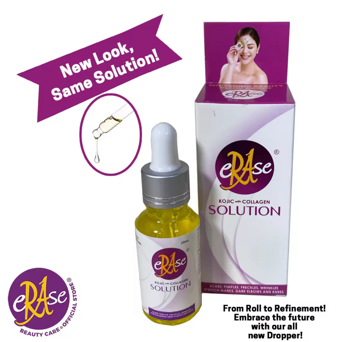 Erase Kojic with Collagen Solution 20ml