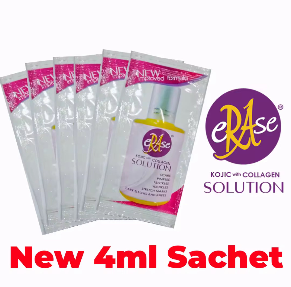 Erase Beauty Care Solution Serum in sachet 4ml 2s