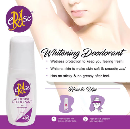 Erase Beauty Care Whitening Deodorant 40ml